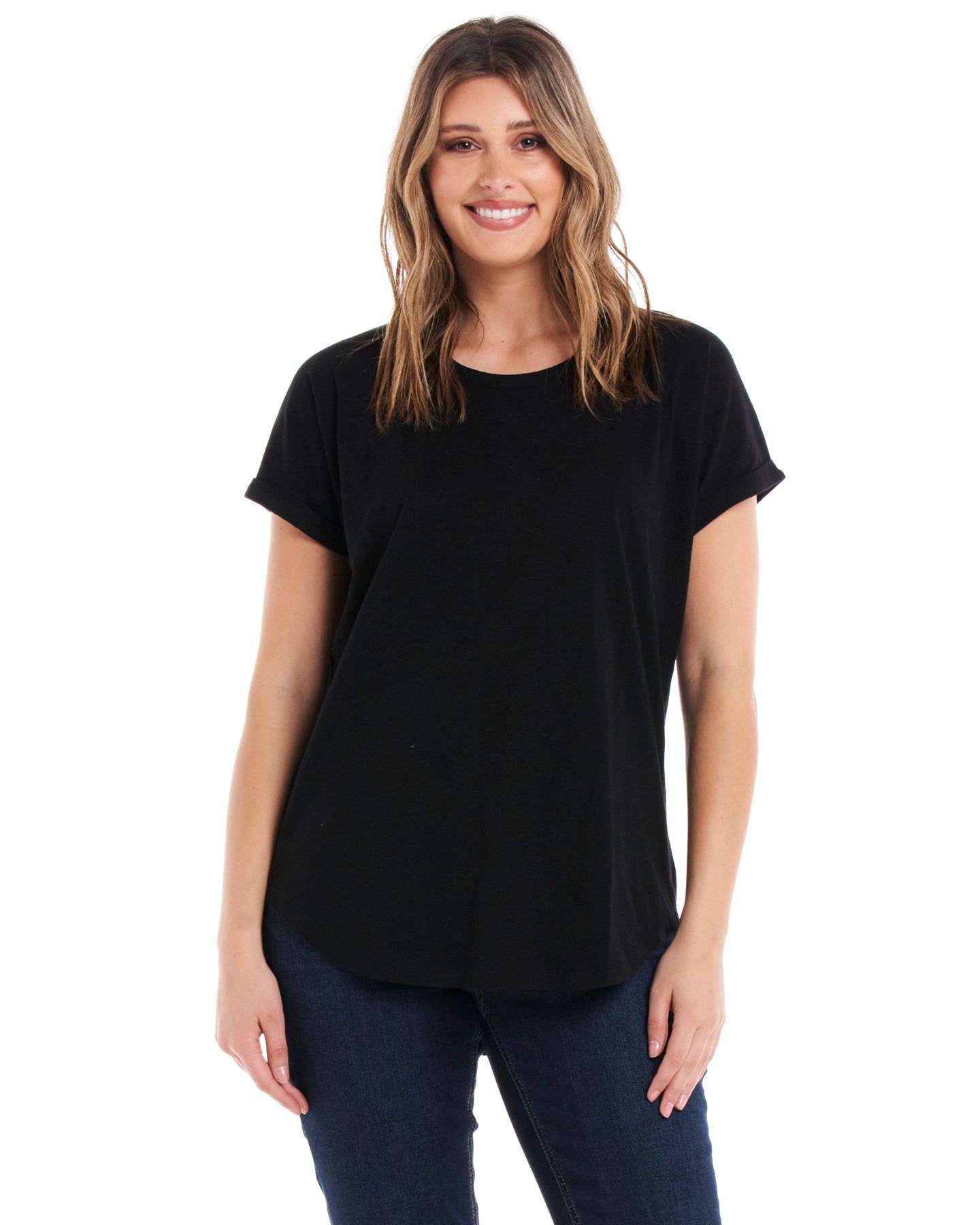 Hailey Short Sleeve Tee Black