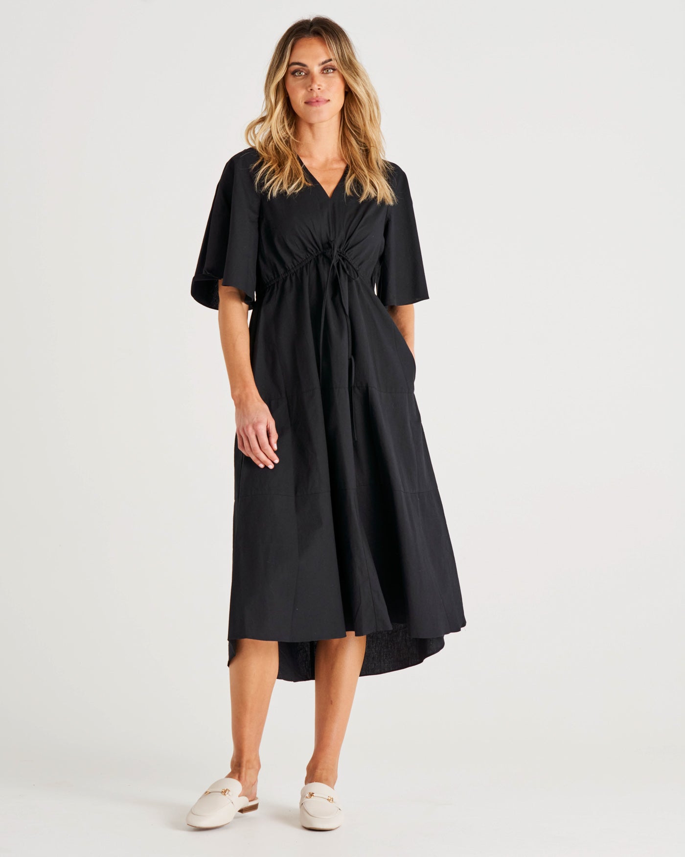 Black empire hot sale waist dress