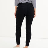 Skylah Stretch Denim Jegging - Black