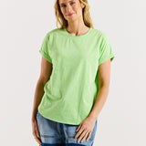 Hailey Short Sleeve Tee - Bright Green