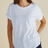 Hailey Short Sleeve Tee - White