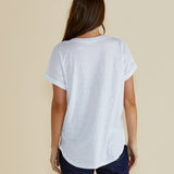 Hailey Short Sleeve Tee - White