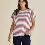 Willa Tee - Red Stripe