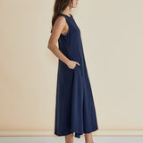 Sabrina Maxi Dress - Navy