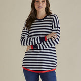 Sophie Knit Jumper - Navy Stripe