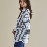 Sophie Knit Jumper - Monochrome Stripe