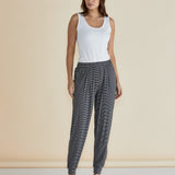 Paris Pant - Charcoal Stripe