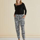 Paris Pant - Charcoal Stripe