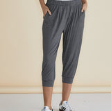 Tokyo 3/4 Pant - Charcoal Stripe