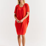 Maui Dress - Flame Red