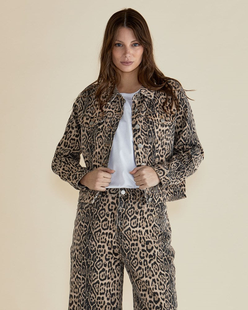 Lucca Leopard Print Jacket - Leopard Print