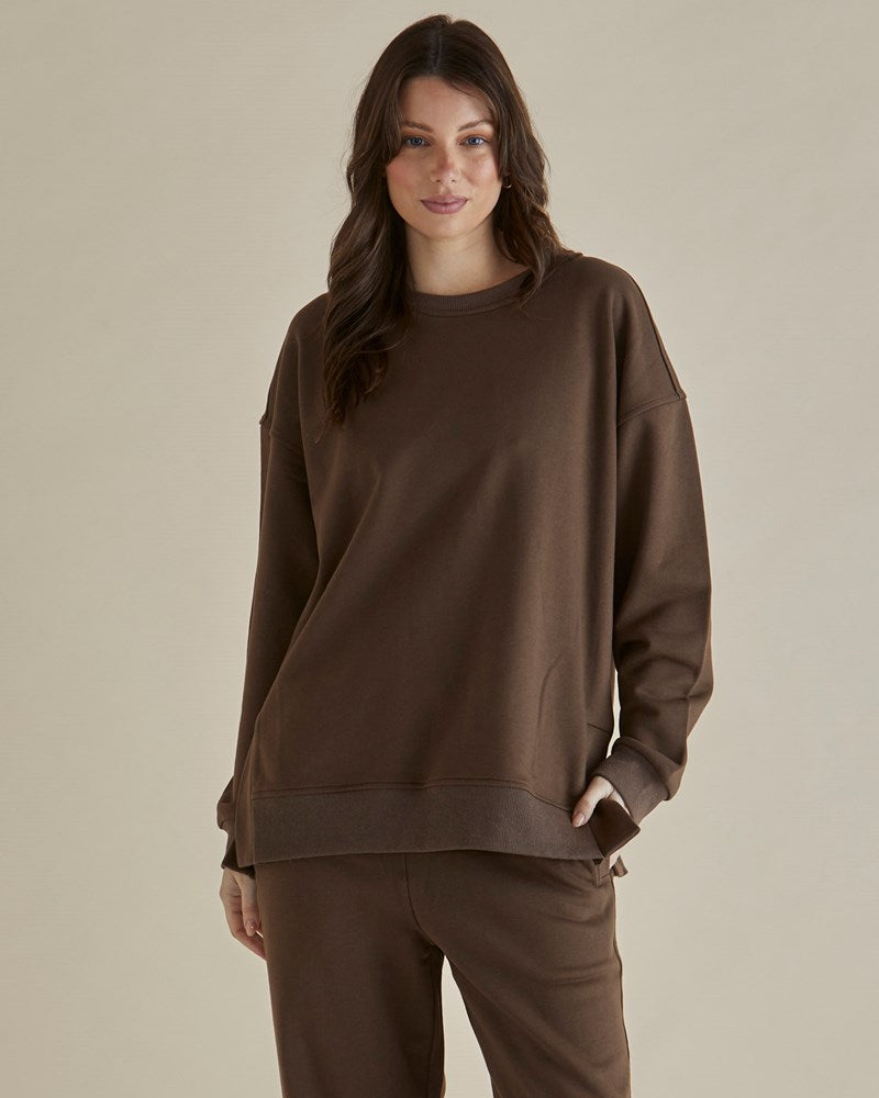 Easy Crew Sweat - Chocolate