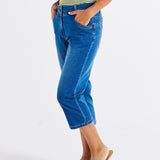 Alessi Crop Jean - True Blue