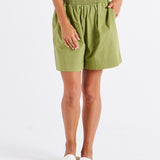 Pomona Cotton Short - Pistachio