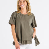 Candice Blouse - Olive Branch