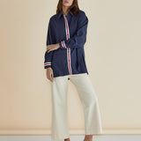 Claire Classic Shirt - French Blue