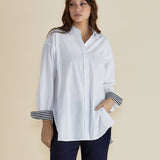 Claire Classic Shirt - White