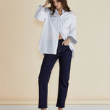 Claire Classic Shirt - White