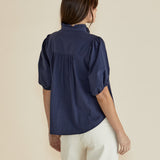 Avery Blouse - French Blue