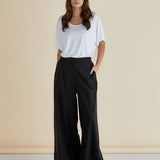 Wendy Wide Leg Pant - Black