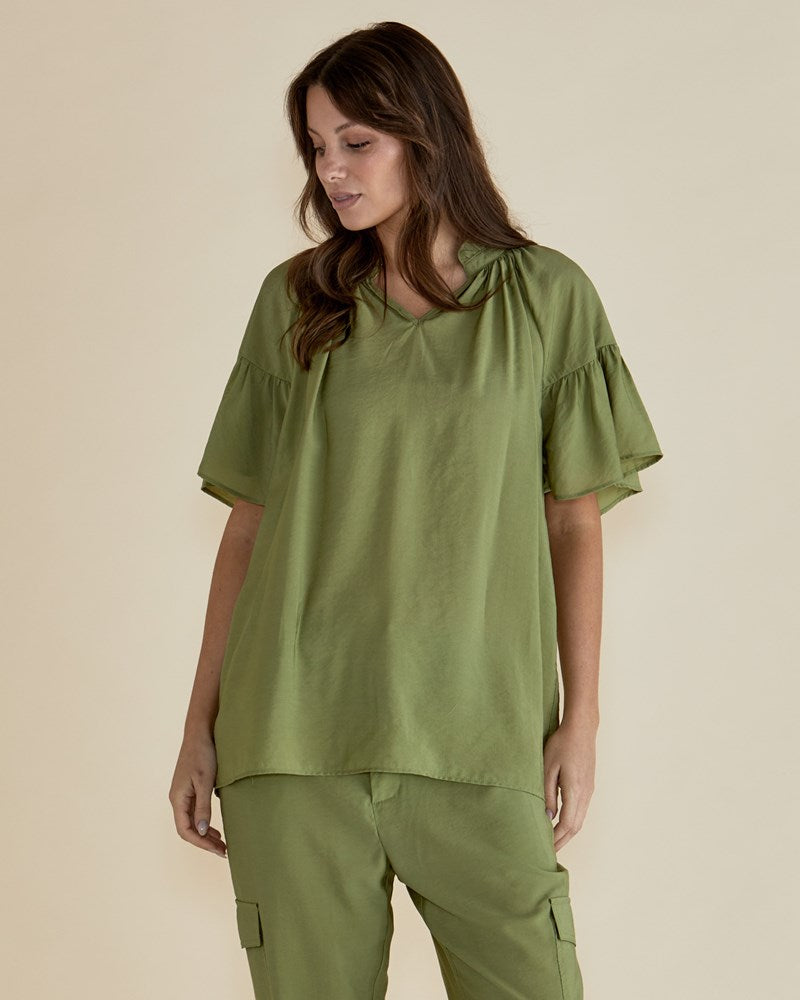 Vivienne Blouse - Pistachio