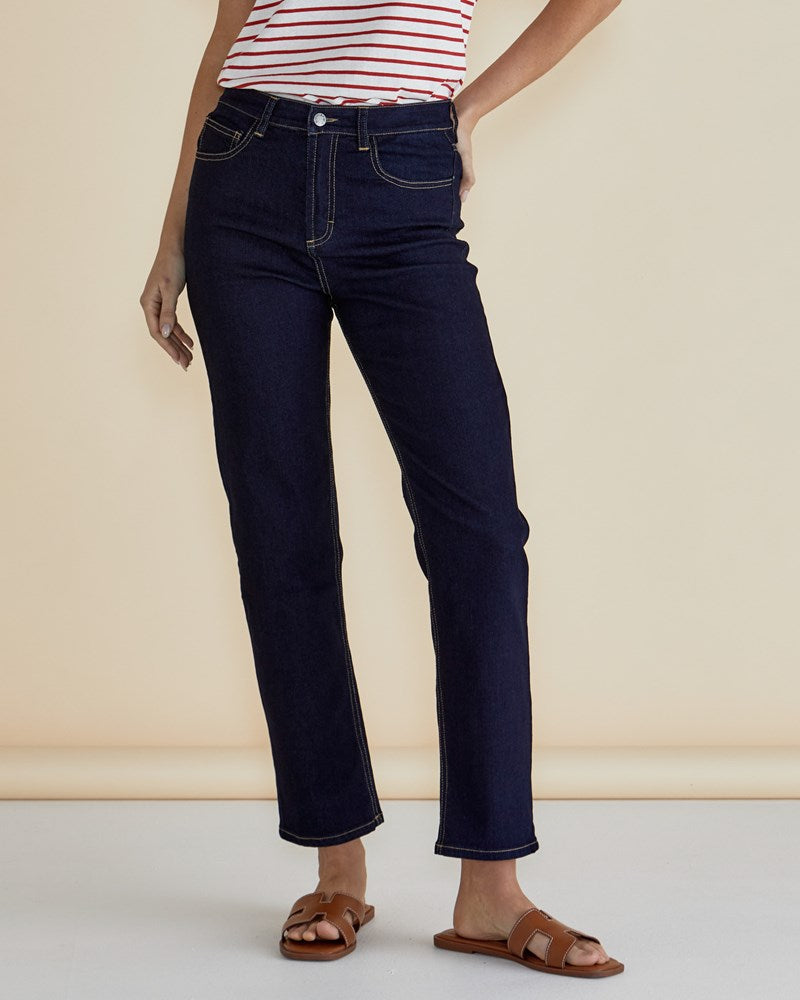 Stella Straight Leg Jeans - Indigo