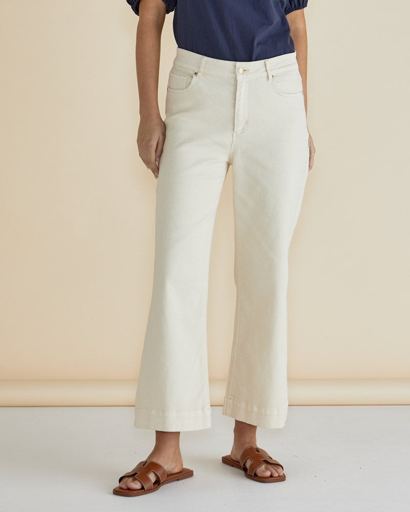 Willow Wide Leg Jeans - Off-White