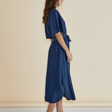 Dresden Lyocell Dress - Dark Indigo