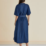 Dresden Lyocell Dress - Dark Indigo