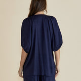 Asher Blouse - Dark Blue