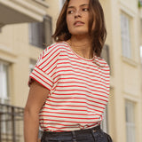 Willa Tee - Red Stripe