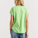 Hailey Short Sleeve Tee - Bright Green