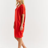 Maui Dress - Flame Red