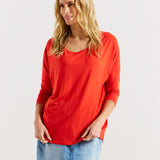 Milan 3/4 Sleeve Top