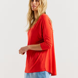 Milan 3/4 Sleeve Top