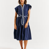 Mari Dress - Navy