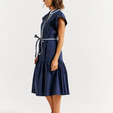 Mari Dress - Navy