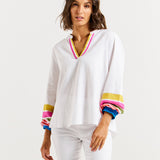 Blossom Blouse - White