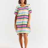 Nyree Dress - Rainbow Stripe