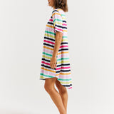 Nyree Dress - Rainbow Stripe