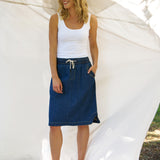 Desiree Denim Skirt - Blue Wash