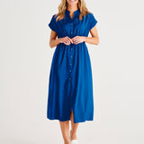 Simone Dress - Indigo