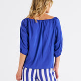 Camilla Blouse - Blue