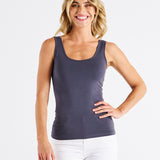 Emma Scoop Tank - Steel