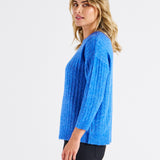 Kayla Knit Jumper - Horizon Blue