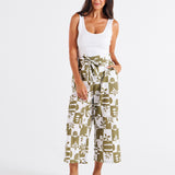 Cabo Crop Pant - Geo Floral