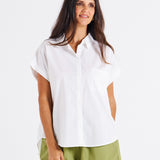 Mara Short Sleeve Shirt - White