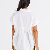 Mara Short Sleeve Shirt - White