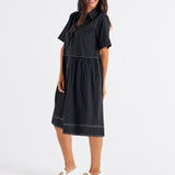 Denver Cotton Dress - Black