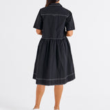 Denver Cotton Dress - Black